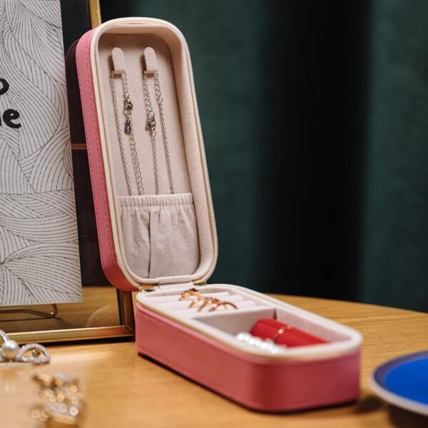 Small Travel Jewelry Organizers Box - Image 3
