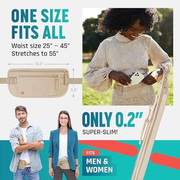 Hidden Money Belt for Travel